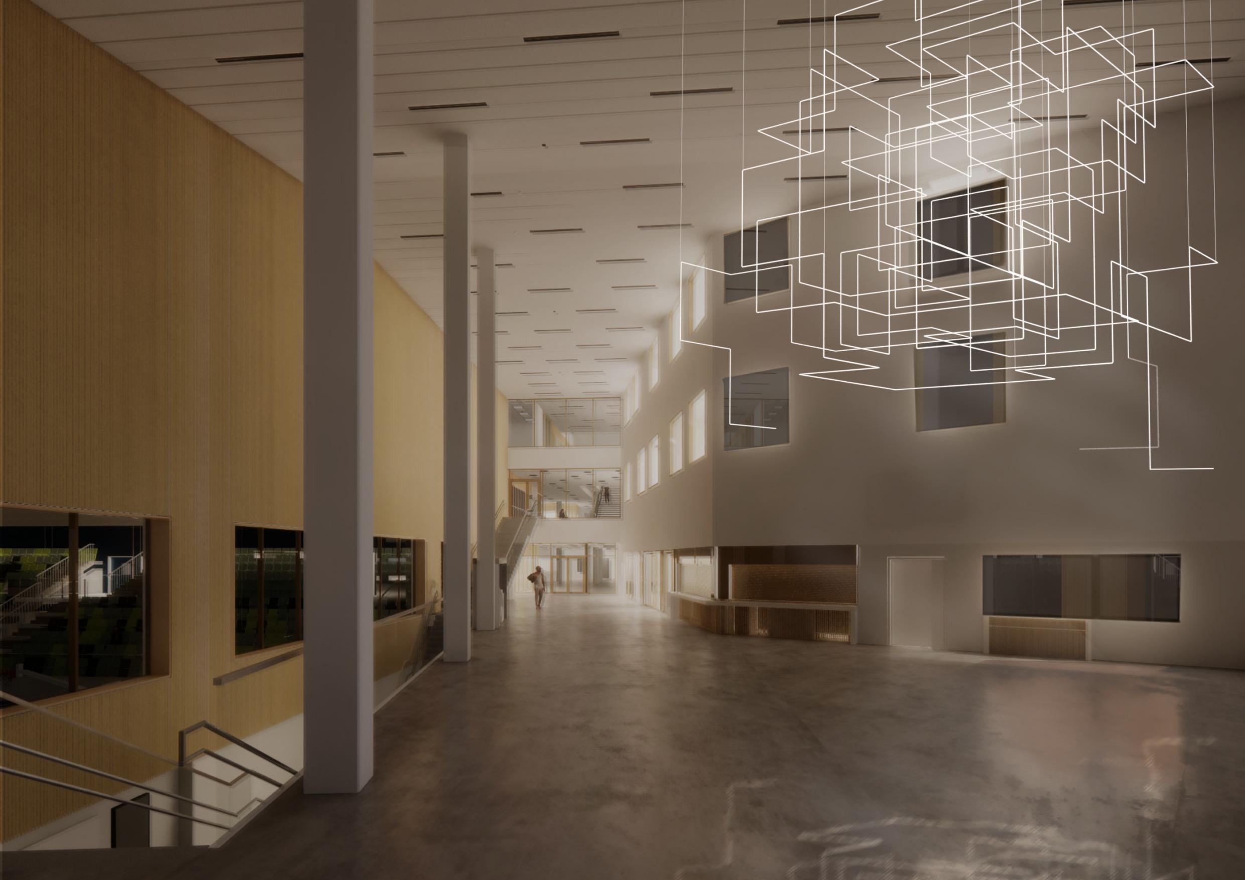 Nisunen & Grönlundin Sidos -teoksen luonnos. Kuvituskuva.